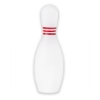 Bowling Pin Shape Stress Ball - White