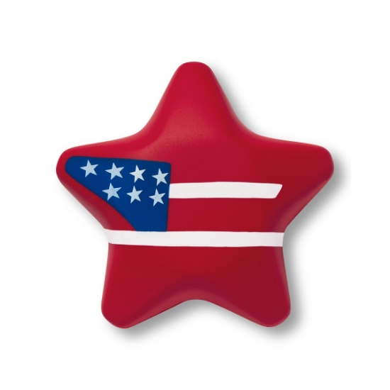 USA Patriotic Star Shape Stress Ball