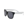 Two-Tone Matte Sunglasses - White