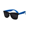 Youth Single-Tone Matte Sunglasses - Black-Blue