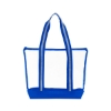 All Access Clear Tote Bag with Zipper - Royal