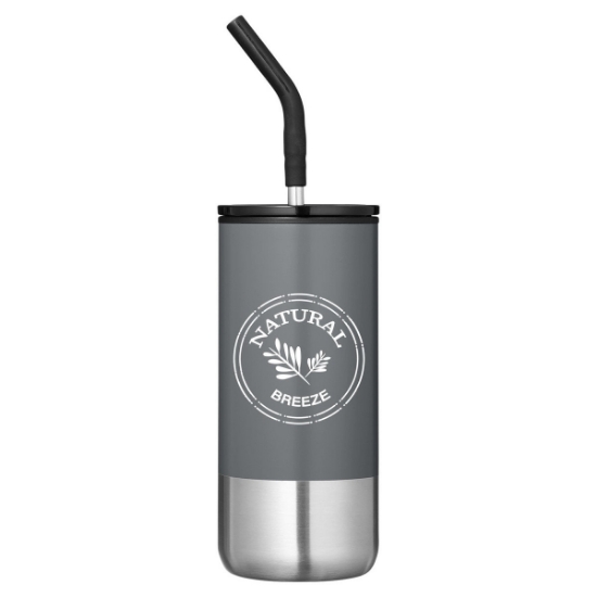 Summit 16 oz Insulated Tumbler With Straw