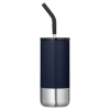 Summit 16 oz Insulated Tumbler With Straw - Lapis Blue