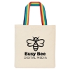 Rainbow Pride Recycled Cotton Tote Bag