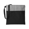 Patchwork Eco Friendly Crossbody Tote Bag - Black