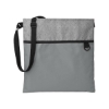Patchwork Eco Friendly Crossbody Tote Bag - Gray