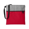 Patchwork Eco Friendly Crossbody Tote Bag - Red