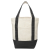 Mini Recycled Cotton Tote Bag - Black