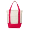 Mini Recycled Cotton Tote Bag - Red