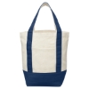 Mini Recycled Cotton Tote Bag - Blue