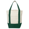 Mini Recycled Cotton Tote Bag - Green