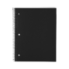 5-Subject Spiral Notebook - Black