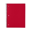 5-Subject Spiral Notebook - Sport Red