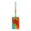 Recycled Push Pop Bubble Luggage Tag - Reactive Rainbow