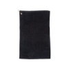 Golf Towel With Grommet And Hook - Black