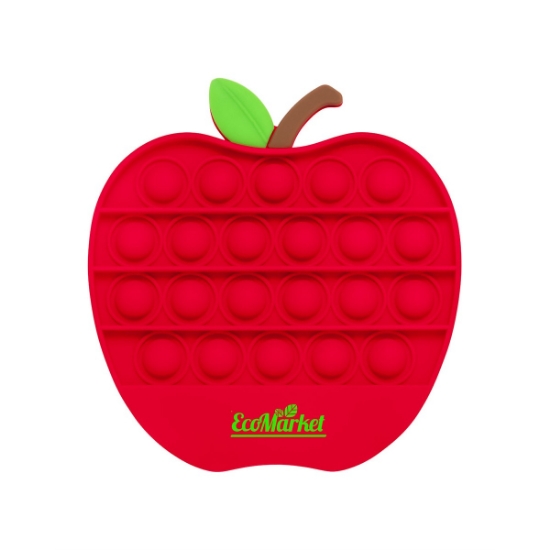 Push Pop Bubble Apple Shape Fidget Sensory Toy