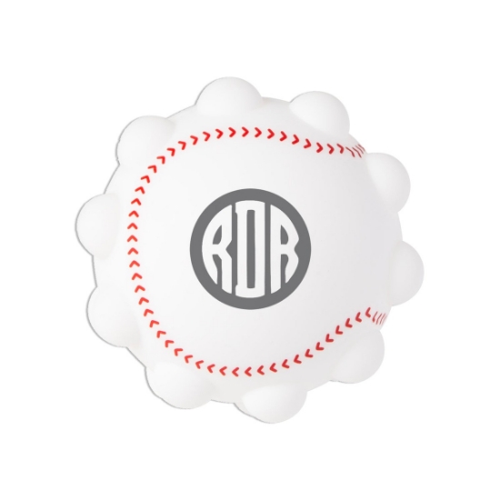 Baseball Shape Push Pop Fidget Sensory Toy