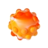 Push Pop Bubble Ball Fidget Sensory Toy - Orange Swirl