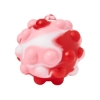 Push Pop Bubble Ball Fidget Sensory Toy - Swirl Red