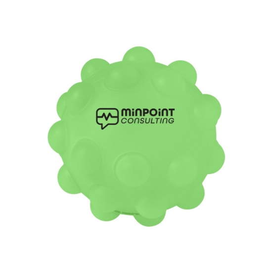 Glow in the Dark Push Pop Bubble Ball Fidget Sensory Toy