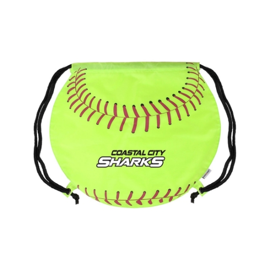 Picture of Softball Drawstring Bag
