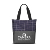 Picture of Flannel Check Accent Tote Bag