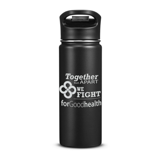 Picture of 18 oz Double-Wall Vacuum Bottle With Sip-Thru Top