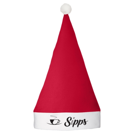 Picture of Holiday Christmas Felt Santa Hat