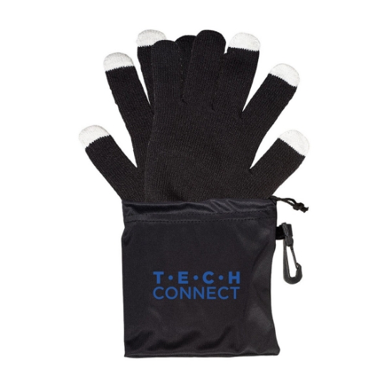 Picture of Touchscreen-Friendly Gloves In Pouch