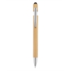 Picture of Bamboo Retractable Stylus Pen