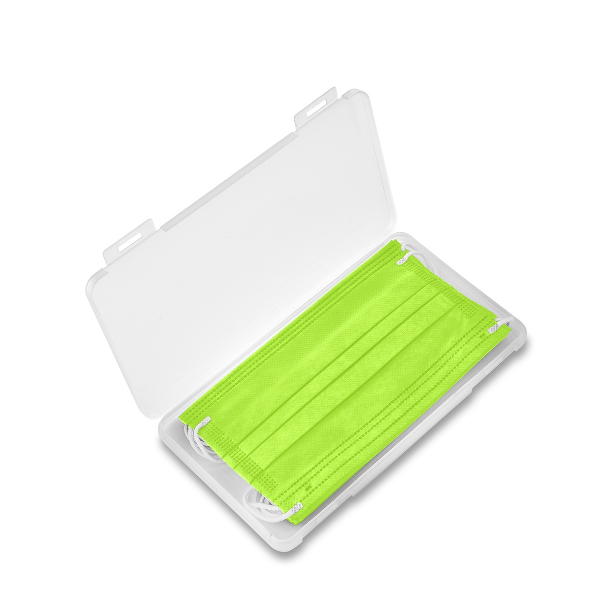 Custom Mask Set with Logo in Clear Frosted Case | Save Your Ink