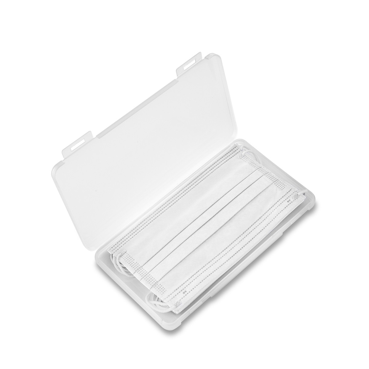 Custom Mask Set with Logo in Clear Frosted Case | Save Your Ink