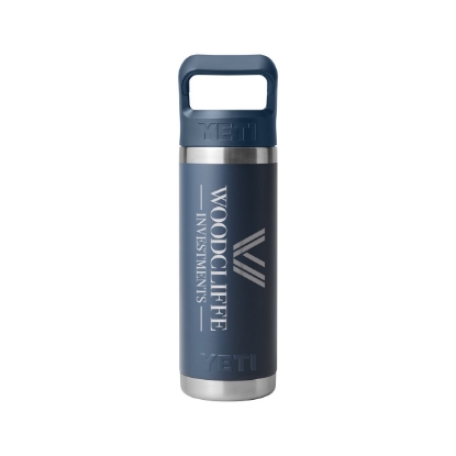 Picture of YETI® Rambler® 18 oz Water Bottle with Color-Matched Straw Cap