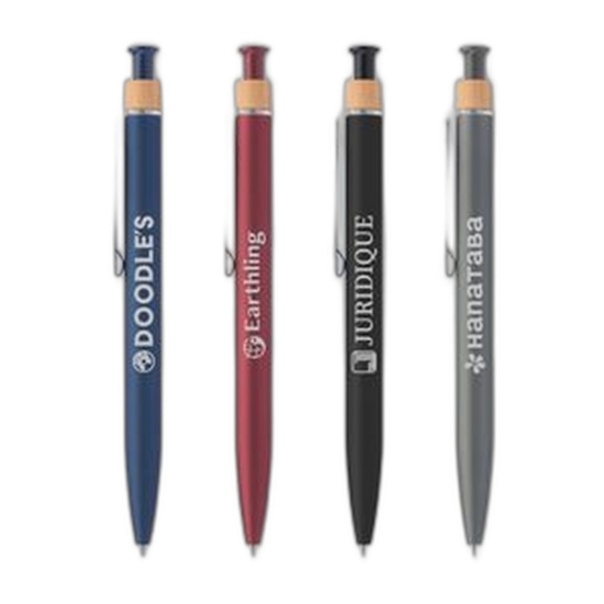 Reborn Click Softy Recycled Aluminum Pen - Laser