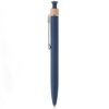 Reborn Click Softy Recycled Aluminum Pen - Laser - Navy Blue