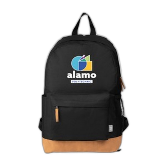 Journey Pack - 600D RPET Commuter Backpack - Heat Transfer - Black