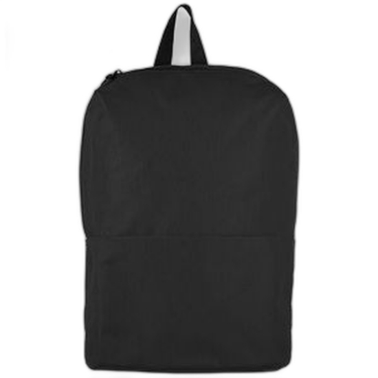 Summit rPET Comfort Strapped Backpack - 4.7 gal - Heat Transfer - Black