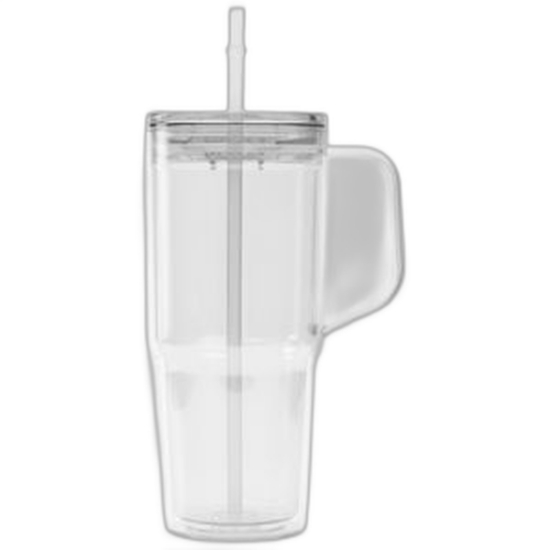 Polar Crystal - 32 oz. Recycled Double Wall Tumbler - Silkscreen - Clear