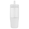 Polar Recycled Plastic Dual Tone Straw Tumbler - 40 oz. - Full-Color Inkjet - White