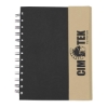 Promotional Eco-Recycled Journal w/Sticky Notes & Flags Black JK-1853
