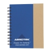 Promotional Eco-Recycled Journal w/Sticky Notes & Flags Blue JK-1853