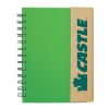 Promotional Eco-Recycled Journal w/Sticky Notes & Flags Green JK-1853