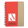 Promotional Eco-Recycled Journal w/Sticky Notes & Flags Red JK-1853