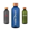 Custom 20oz Acess rPET Bottle with Bamboo Lid with Logo ADRK2