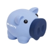 Promotional PVC Large Nose Piggy Bank Blue BNKPIG