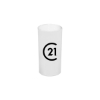 Promotional 1.5 Oz Plastic Standard Shooter Shot Glass White HDRK2