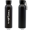 Promotional 20 oz Aluminum Bottle With Silicone Carrying Strap Black BTL118