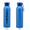 Promotional 20 oz Aluminum Bottle With Silicone Carrying Strap Teal BTL118
