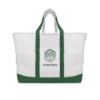 The Madelyn Cotton Canvas Tote Bag Green