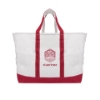 The Madelyn Cotton Canvas Tote Bag Red